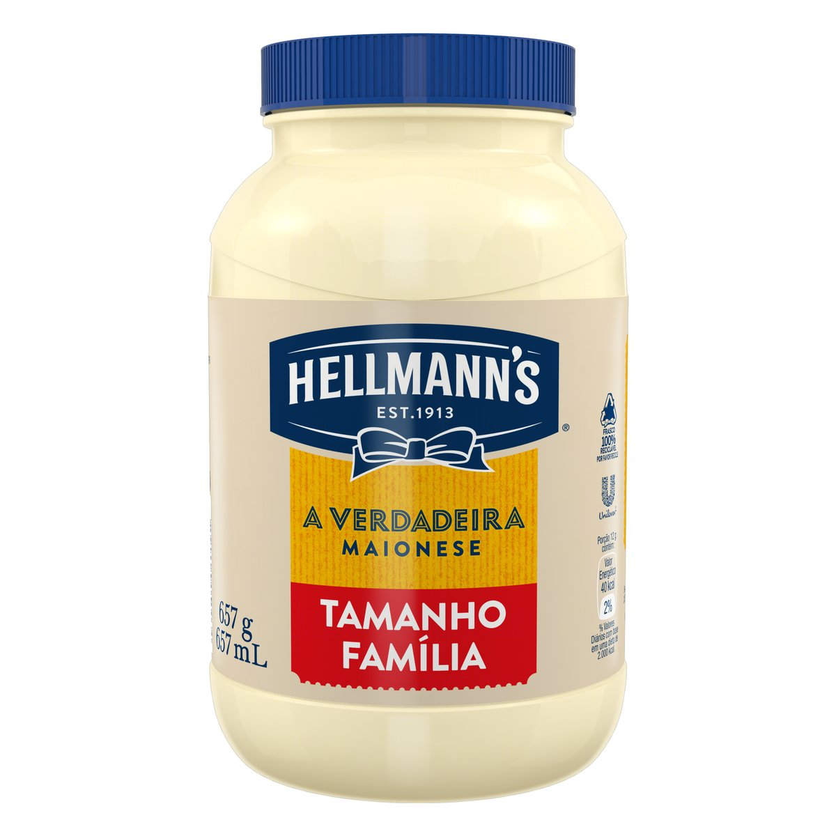 Maionese Hellmanns 657g