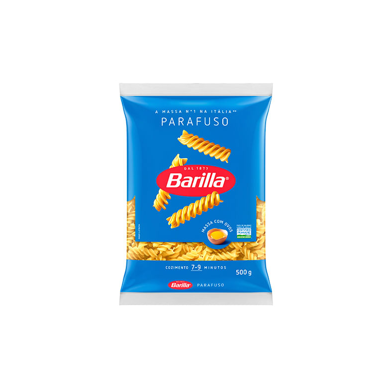 Macarrão Parafuso com Ovos Barilla 500g