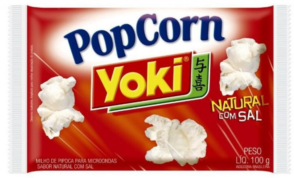Pipoca para Micro-Ondas Natural com Sal Yoki 100g