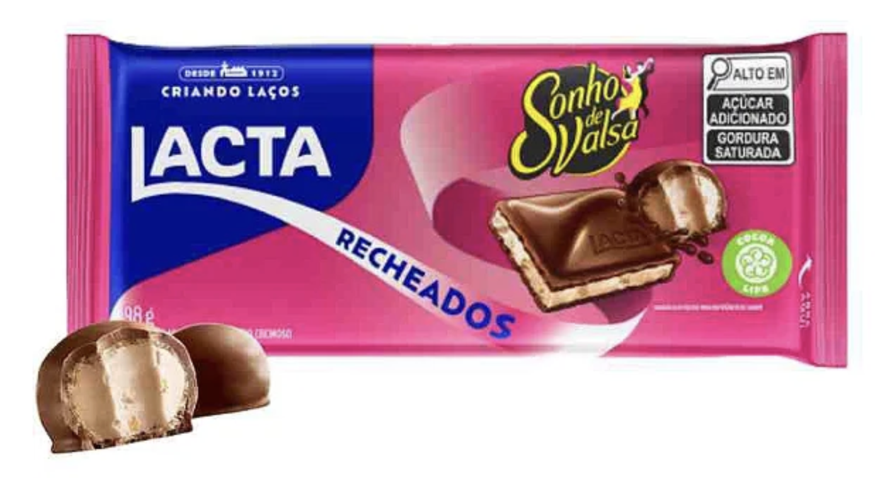 Barra de Chocolate Sonho de Valsa Nestlé 98g