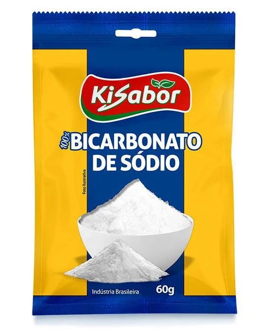 Bicarbonato de Sódio Kisabor 60g