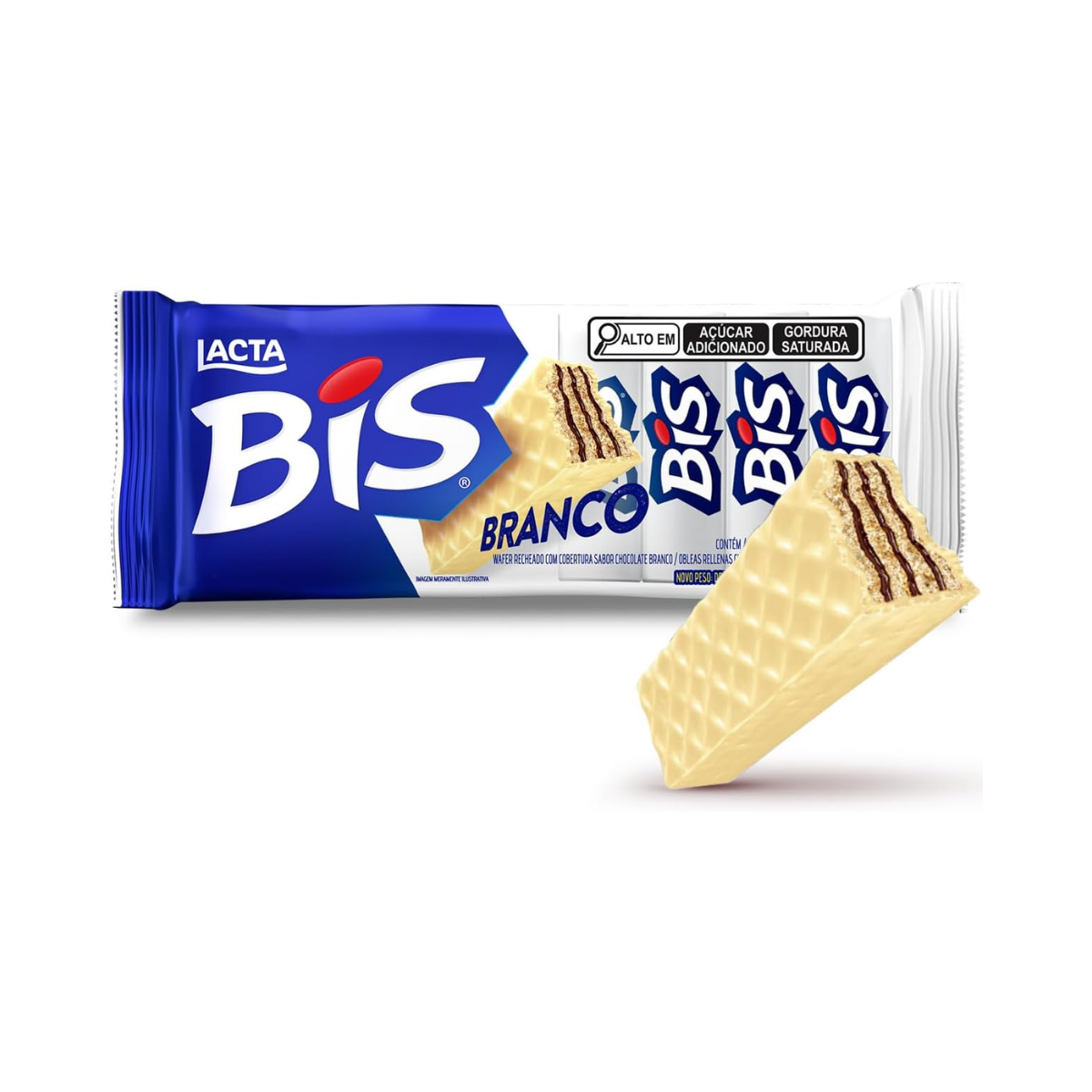 Caixa de Chocolate Branco Bis 100,8g