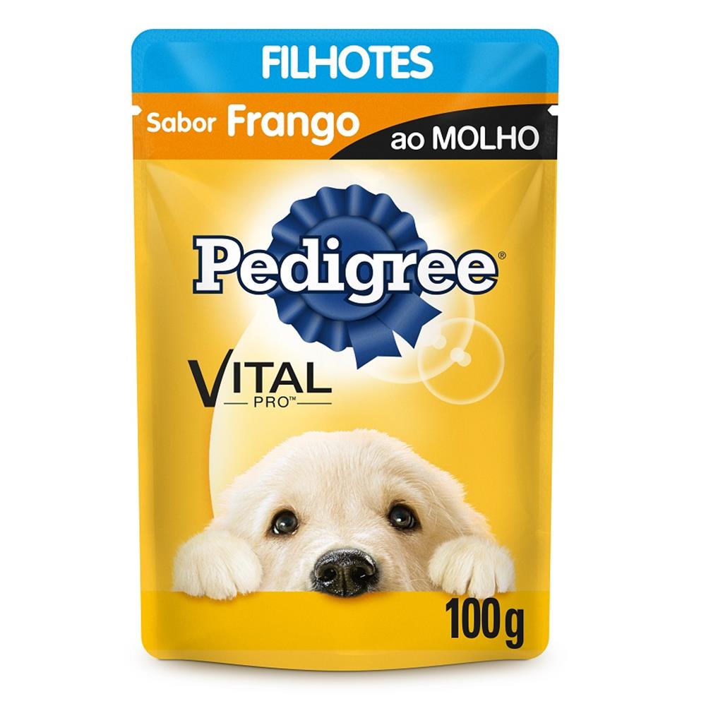 Sachê Para Cães Filhotes Sabor Frango Pedigree 100g