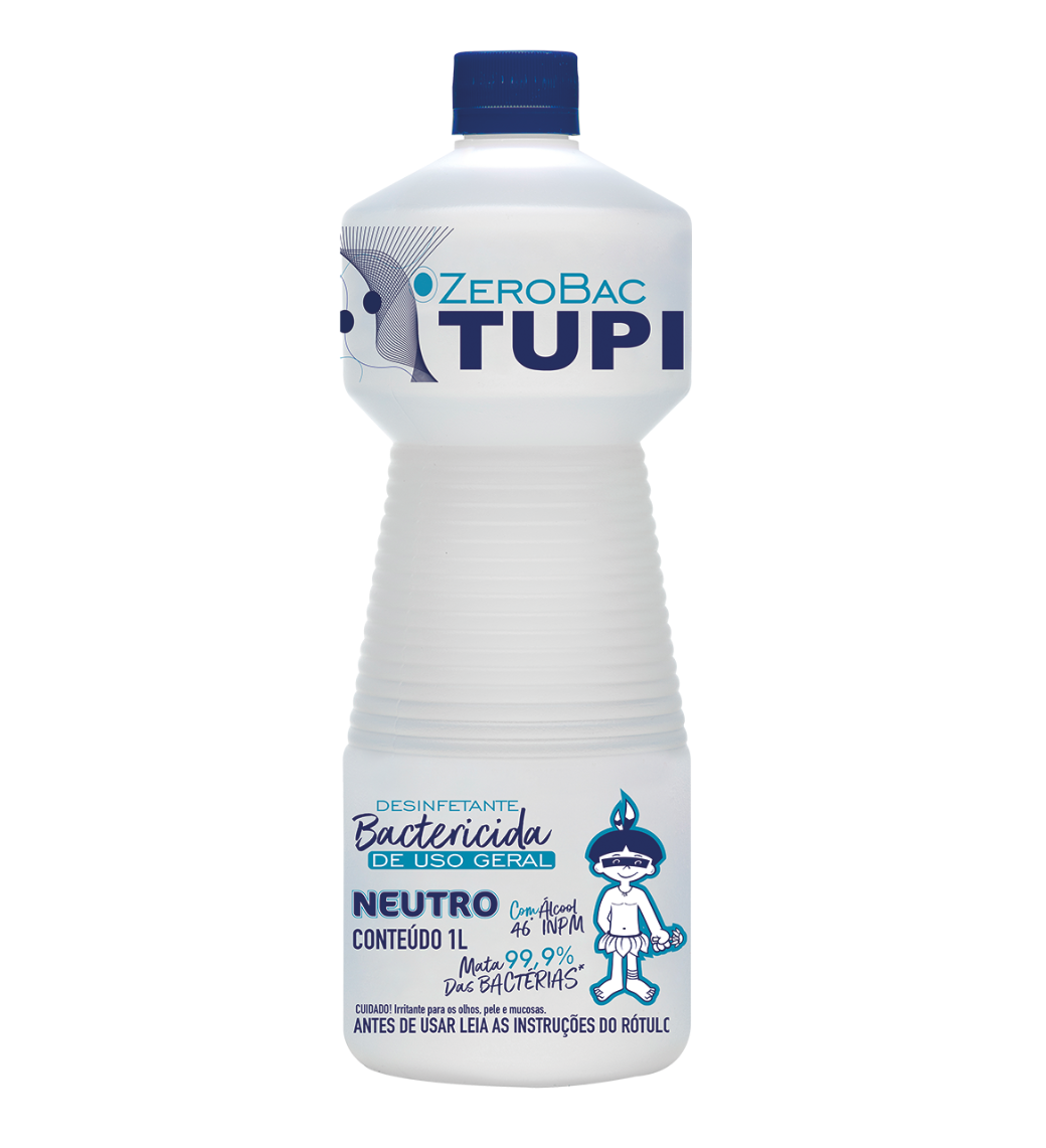 Alcool ZeroBac Tupi 1l