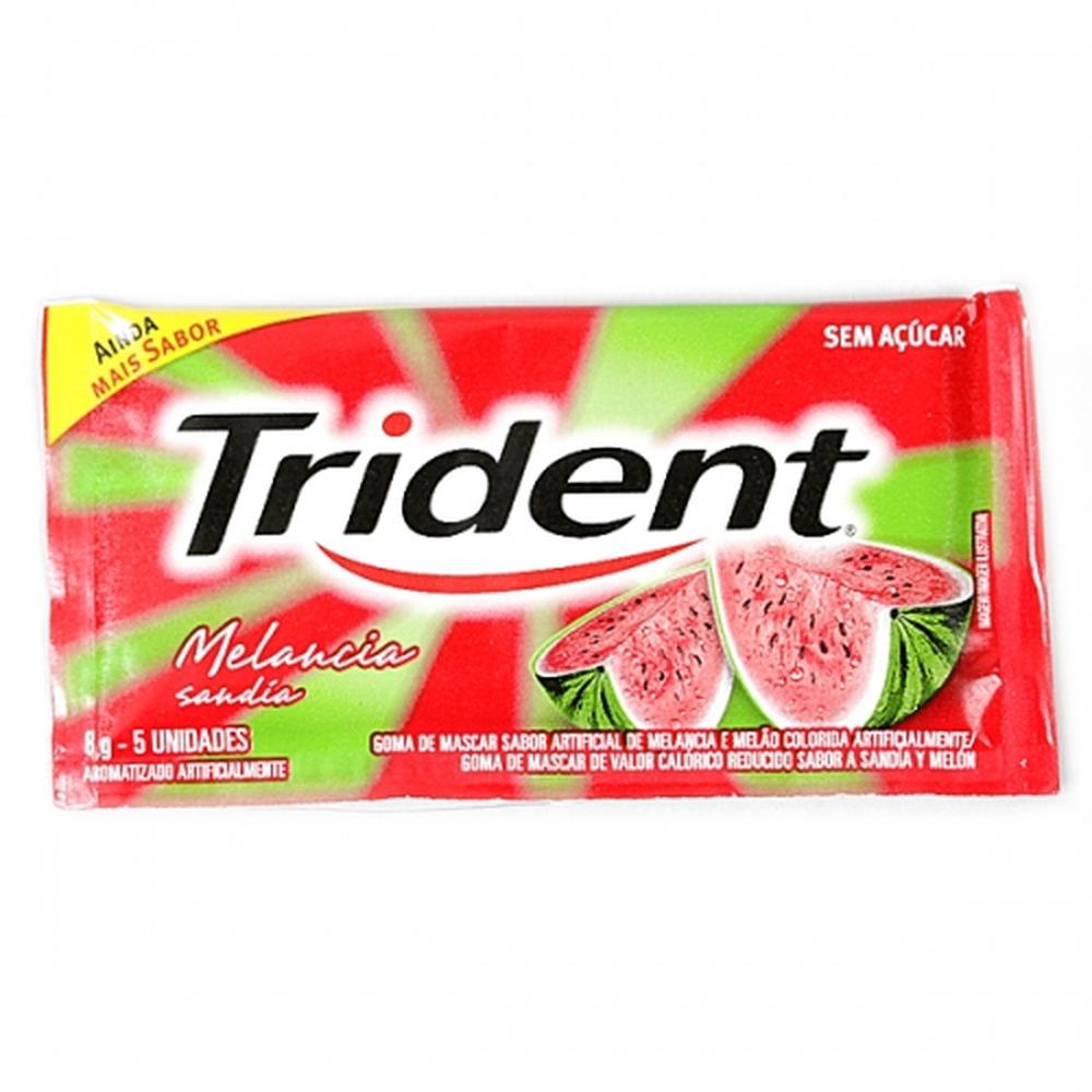 Goma de Mascar Sabor Melância Trident 8g
