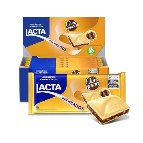 Barra de Chocolate Ouro Branco Lacta 98g