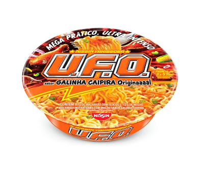 Macarrão Instântaneo Sabor Galinha Caipira Nissin UFO 93g