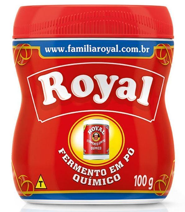 Fermento Químico em Pó Royal 100g