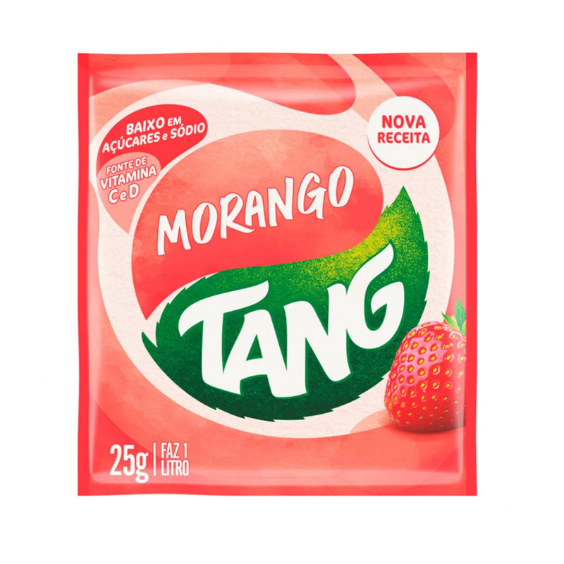 Refresco em Pó Tang Morango 18g