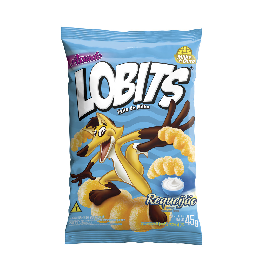 Salgadinho de Milho Sabor Requeijão Lobits 40g