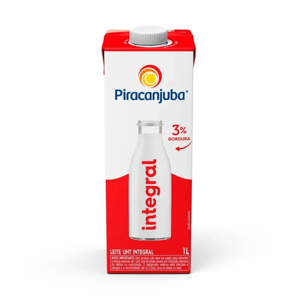 Leite Uht Integral Piracanjuba 1l