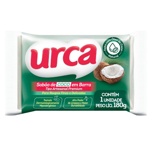 Sabão de Coco em Barra Premium Urca 180g