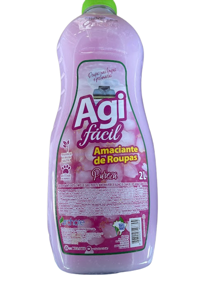 Amaciante de Roupa Pureza Rosa Agil 2l