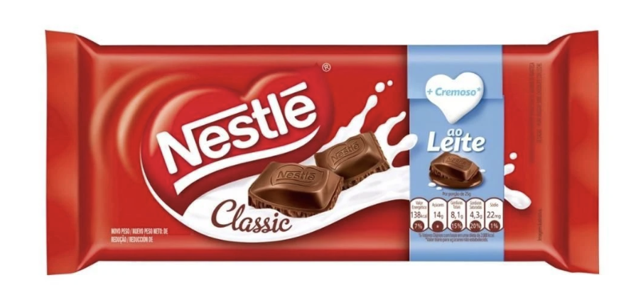Barra de Chocolate Classic Nestlé 80g