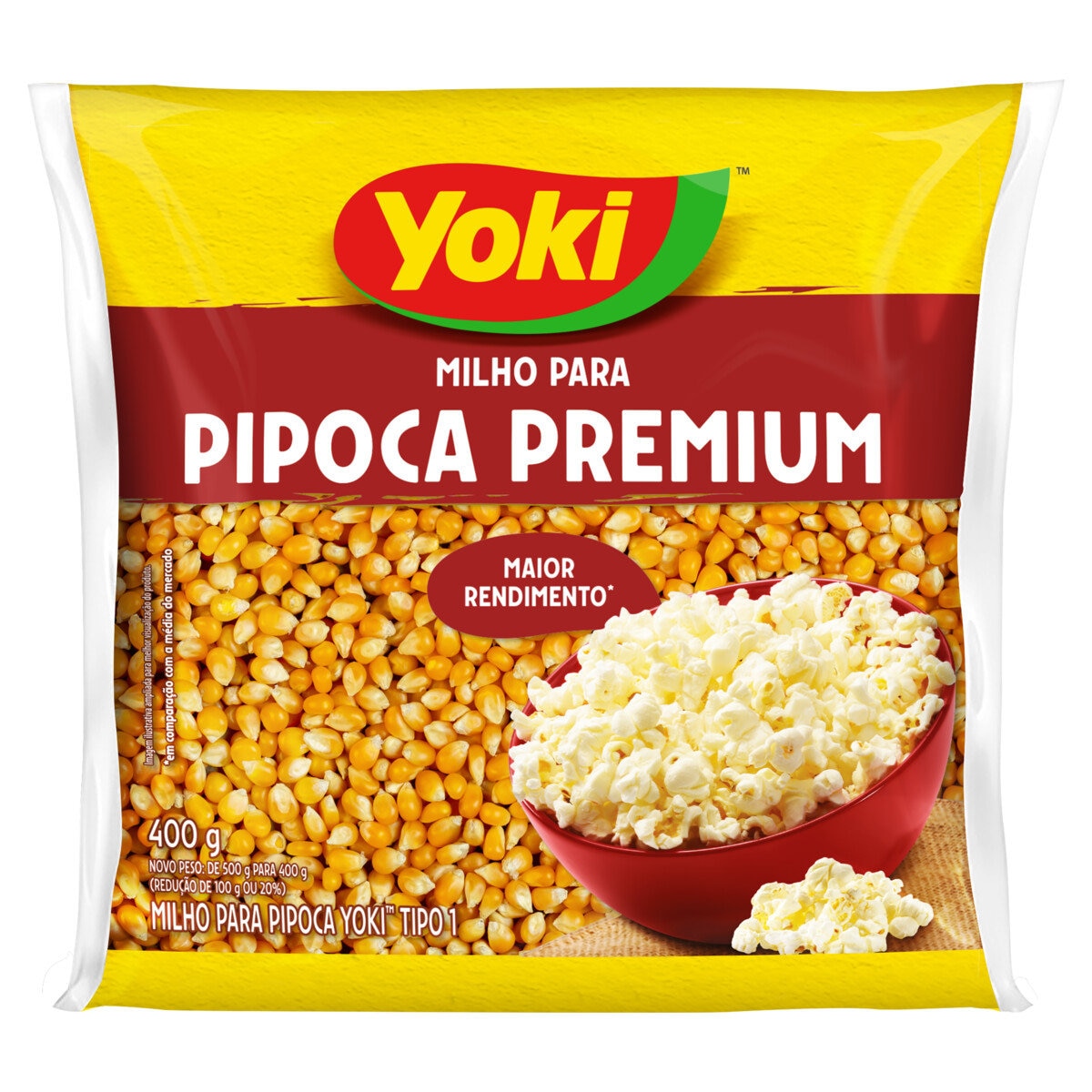 Milho de Pipoca Premium Yoki 400g