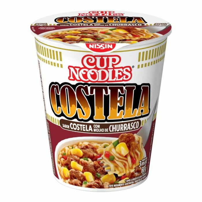 Cup Neodles Sabor Costela Nissin 68g