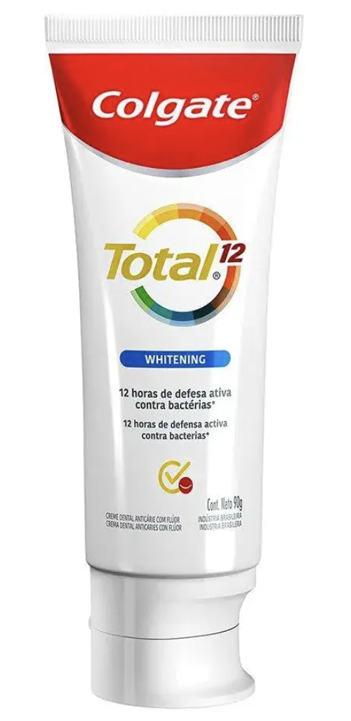 Creme Dental Total 12 Whitening Colgate 90g