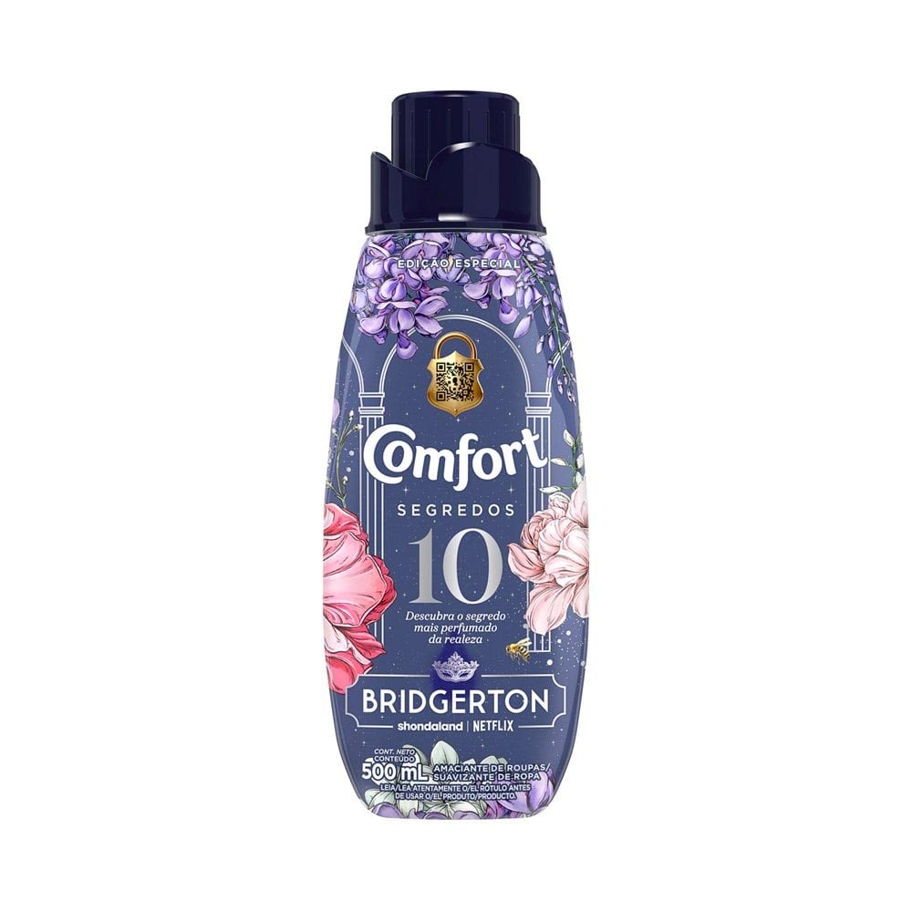 Amaciante Concentrado Segredos Bridgerton Comfort 500ml