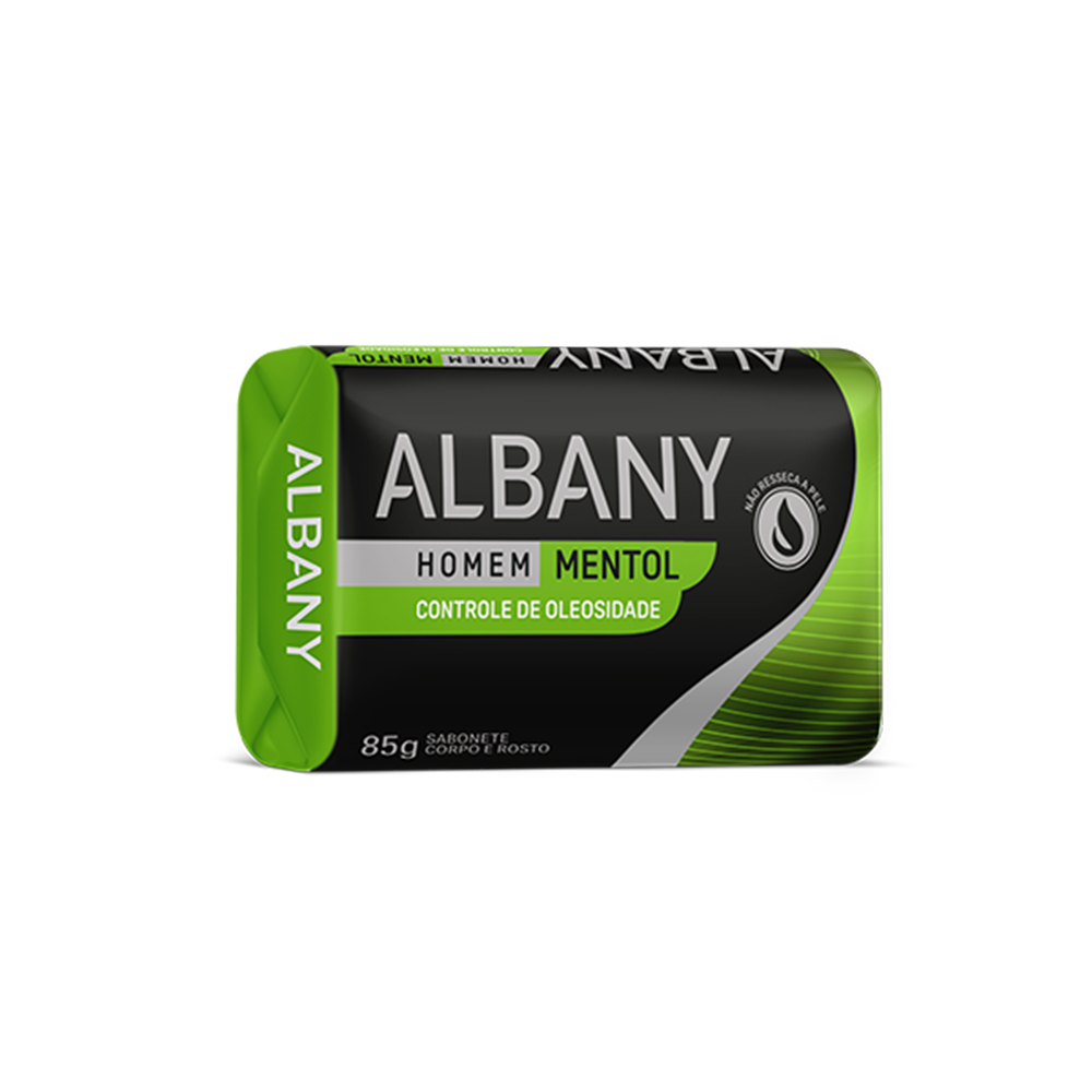Sabonete Antibac Homem Mentol Albany 85g