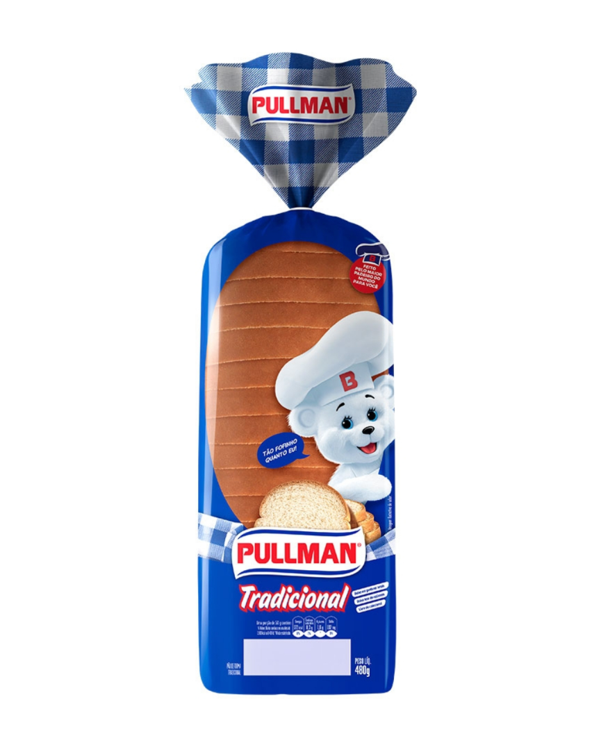 Pão de Forma Tradicional Pullman 480g
