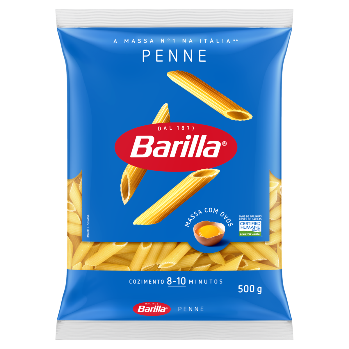 Macarrão Penne com Ovos Barilla 500g
