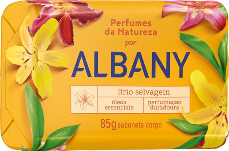 Sabonete Perfumes da Natureza Lirio Selvagem Albany 85g