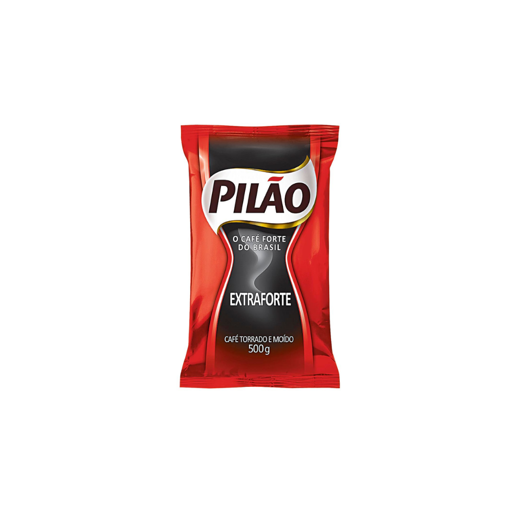 Café Torrado e Moído Extra Forte Pilão 500g