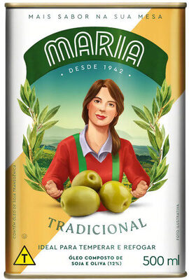 Óleo Composto de Soja e Oliva Maria Tradicional 500ml