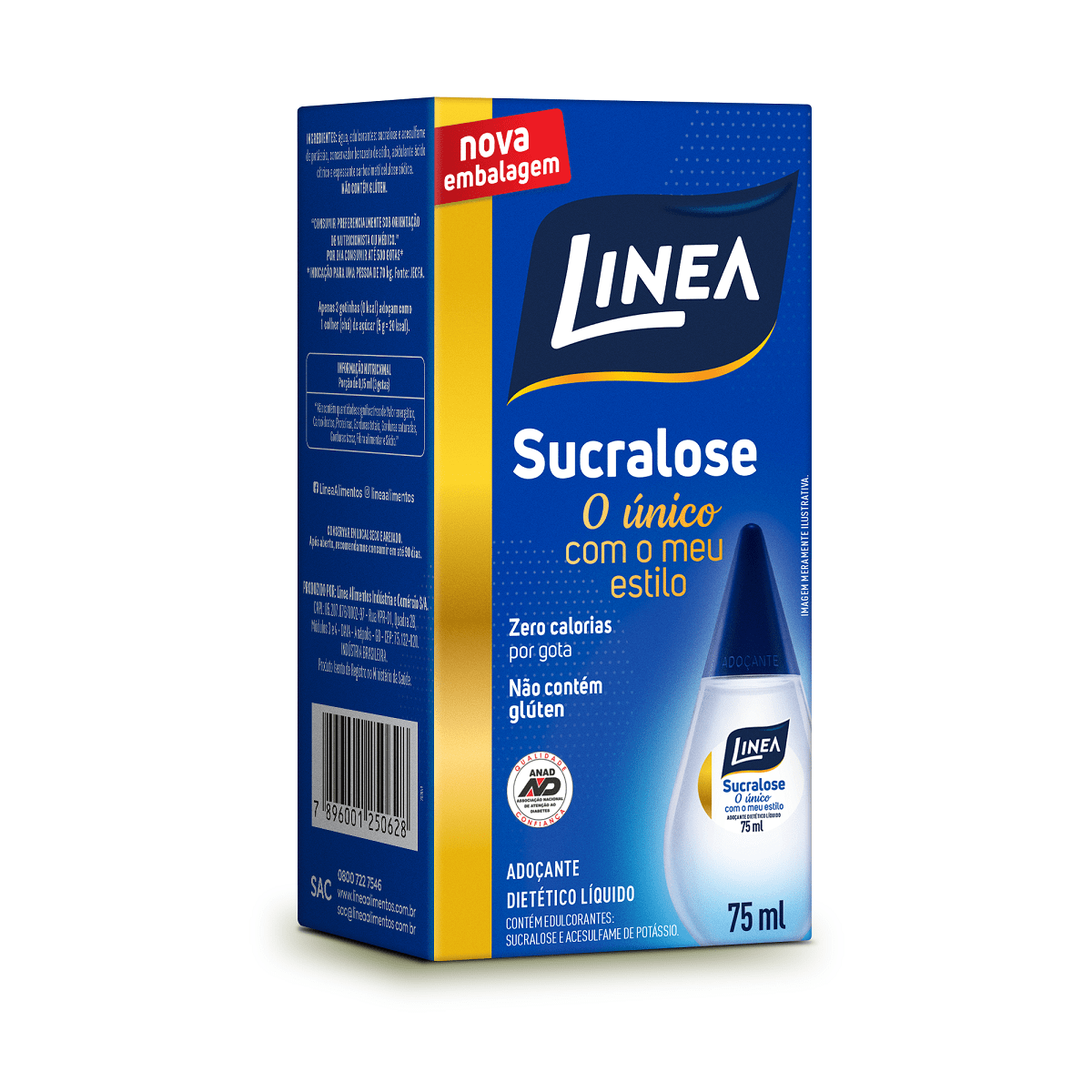 Adoçante Linea Sucralose Líquido 75ml