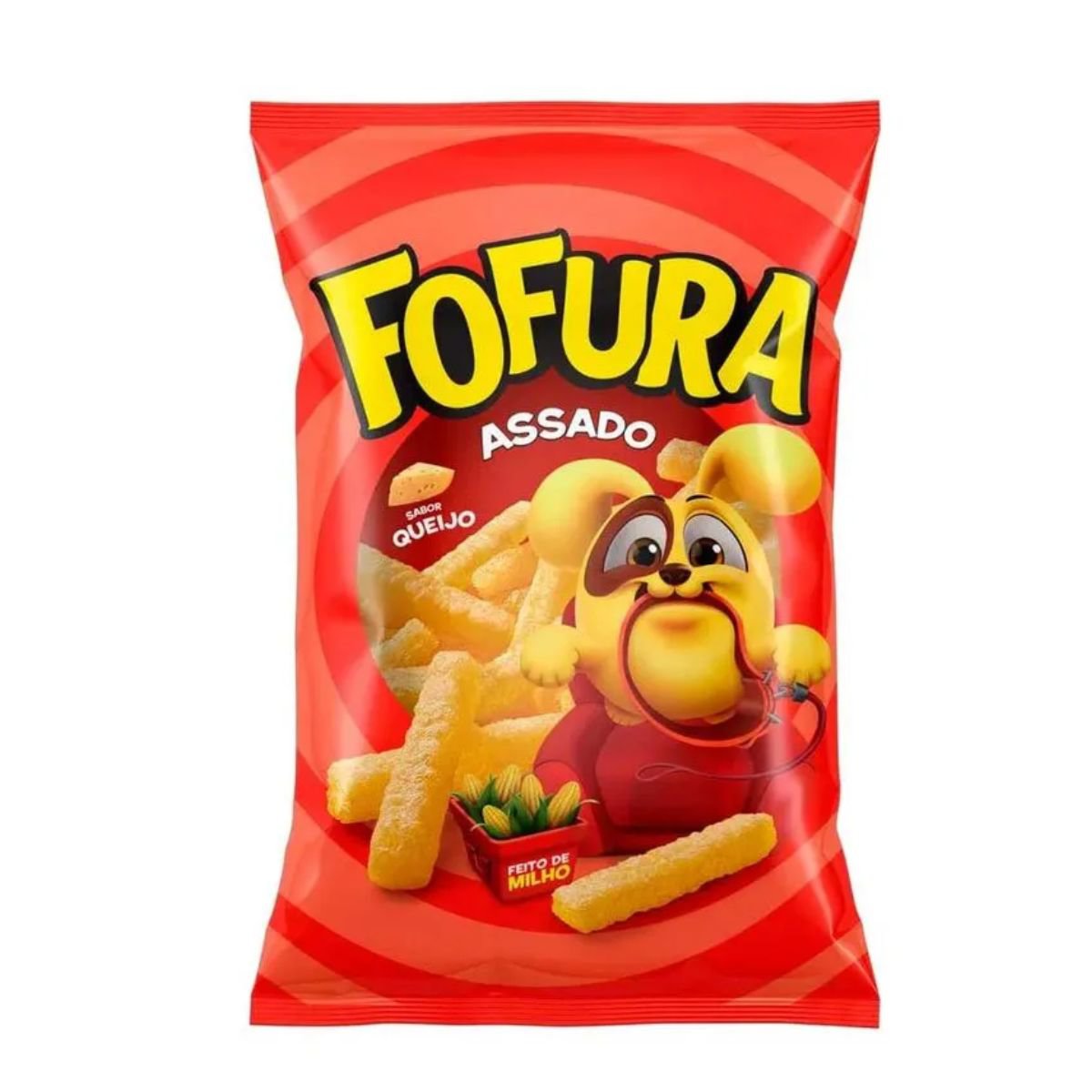 Salgadinho de Milho Sabor Queijo Fofura 60g