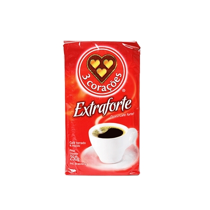 Café Torrado e Moído Extra Forte 3 Corações 250g