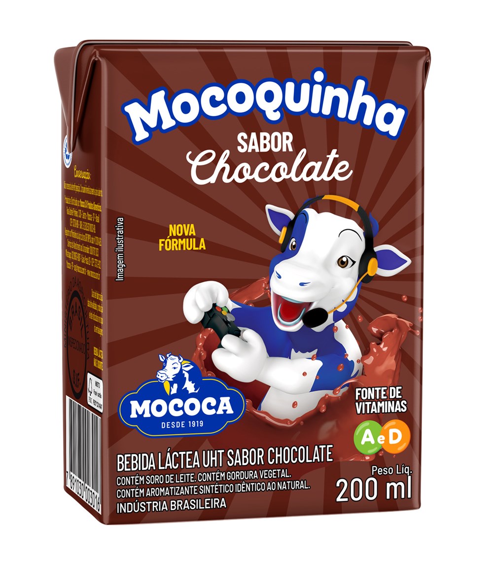 Bebida Láctea Mocoquinha Sabor Chocolate Mococa 200ml