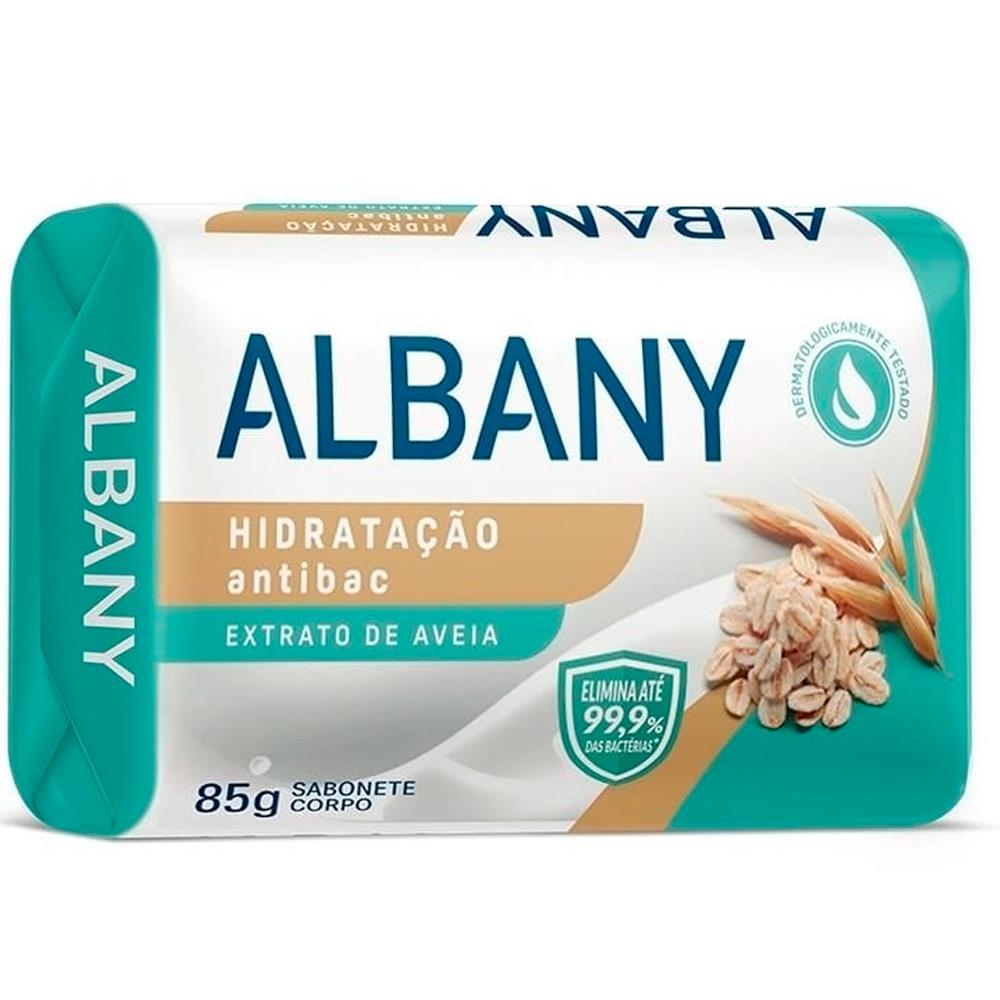 Sabonete Hidratação Antibac Extrato de Aveia Albany 85g