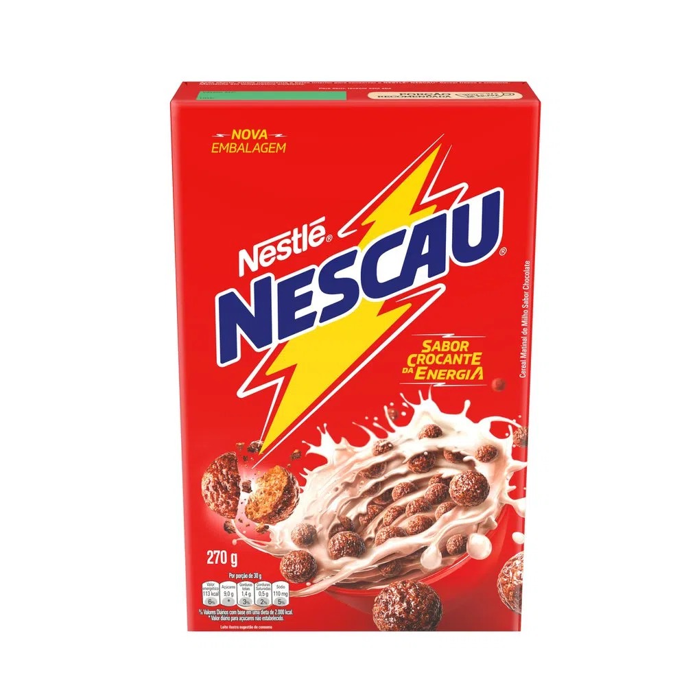 Cereal Matinal Chocolate Nescau Nestlé 270g