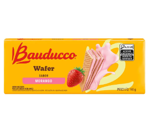 Biscoito Wafer Morango Bauducco 140g