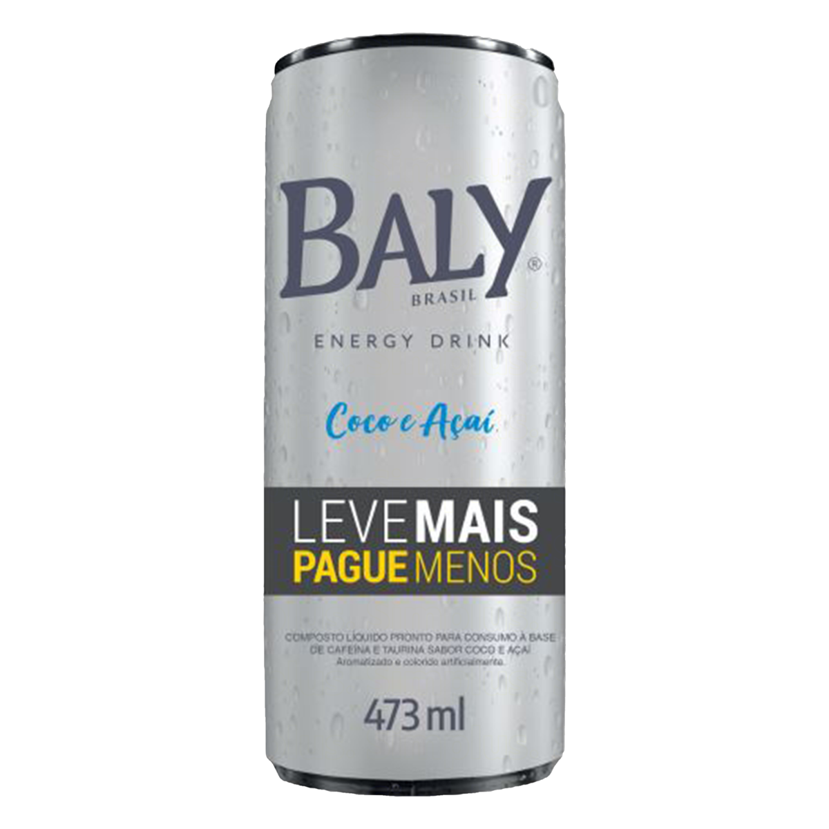Energético Coco e Açaí Baly 473ml
