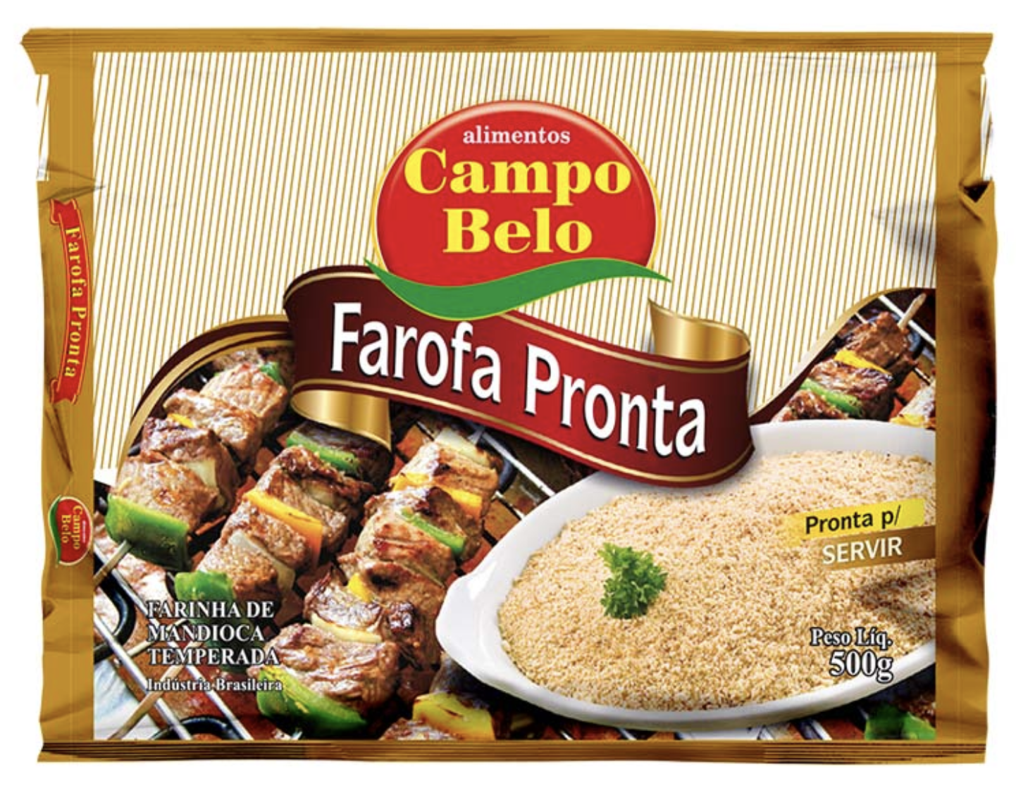 Farofa de Mandioca Temperada Campo Belo 250g
