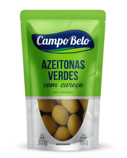Azeitona Verde Sem Caroço Campo Belo 150g