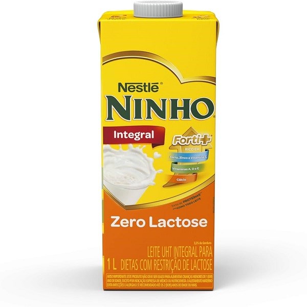 Leite Uht Zero lactose Integral Ninho 1l