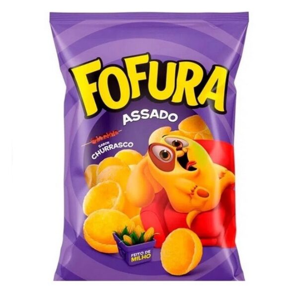 Salgadinho de Milho Sabor Churrasco Fofura 60g