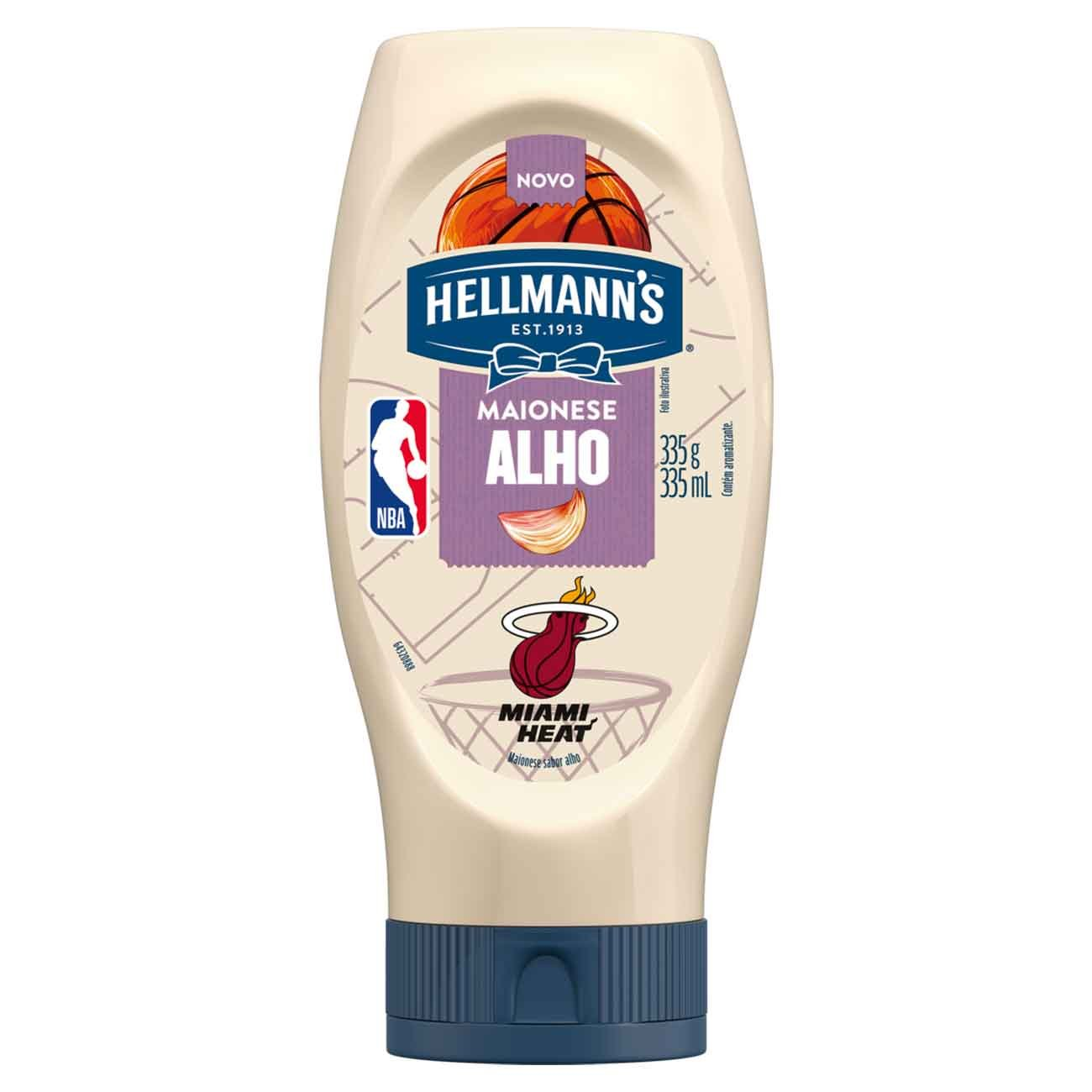 Maionese de Alho Hellmanns 335g