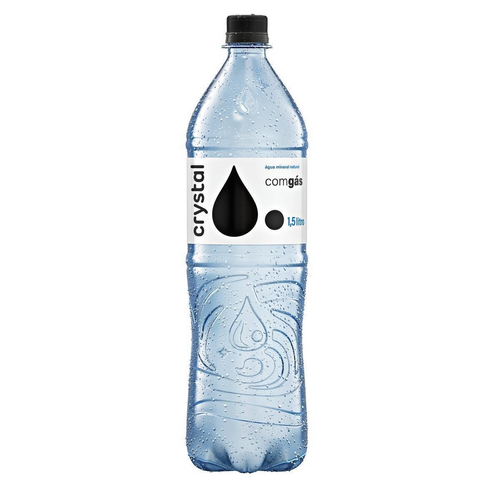 Água Mineral Natural Com Gás Crystal 1.5L
