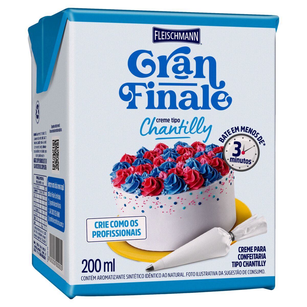 Creme Chantilly Gran Finale Fleischmann 200ml