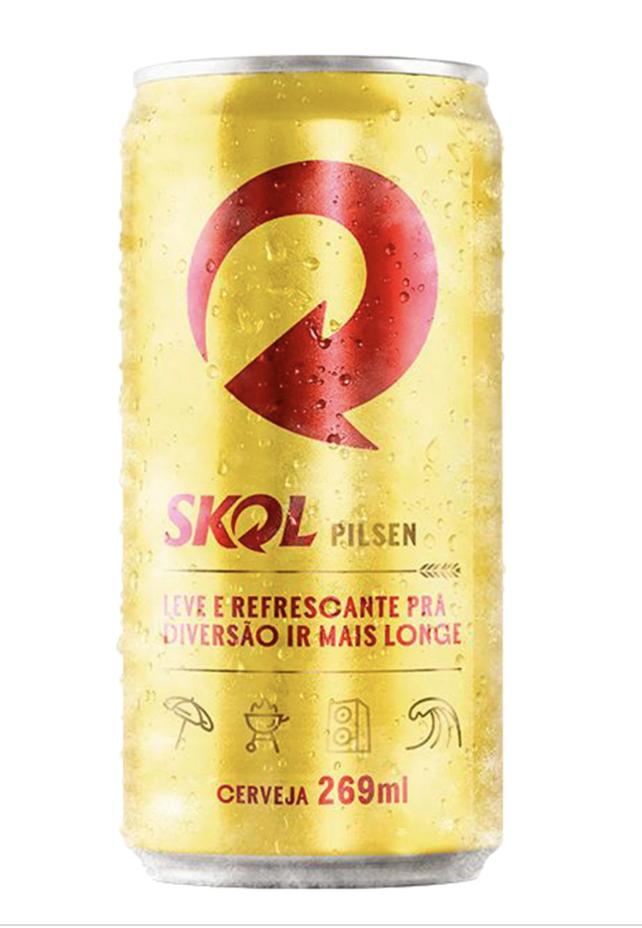 Cerveja Skol Lata 269ml