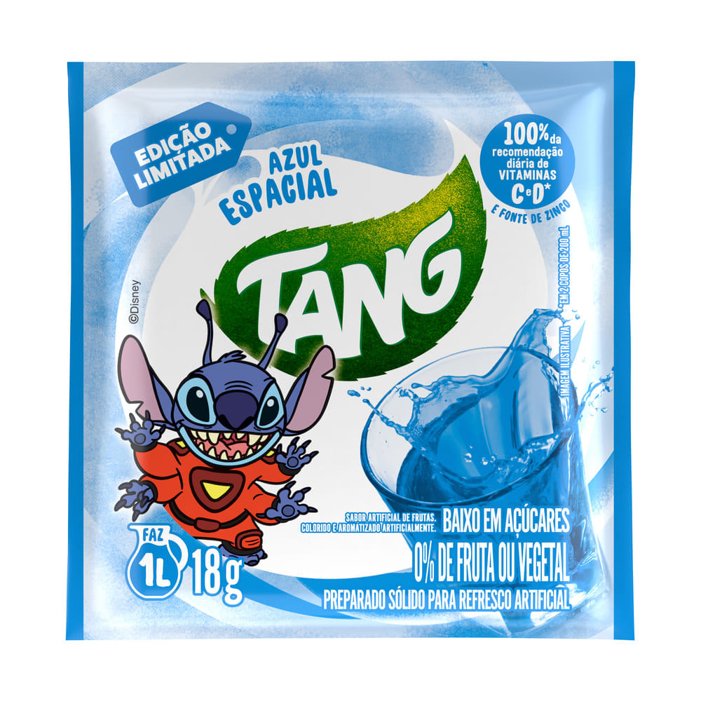 Refresco em Pó Tang Azul Espacial Edição Limitada 18g