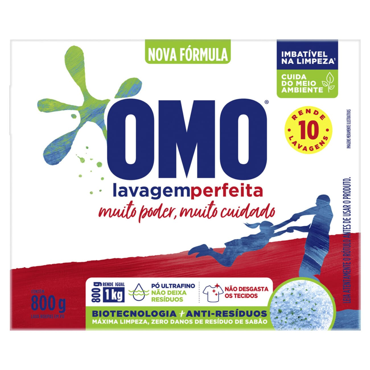 Sabão em Pó Omo Lavagem Perfeita 800g