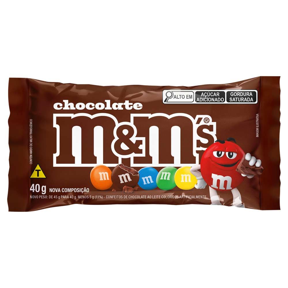 Chocolate ao Leite M&M 40g