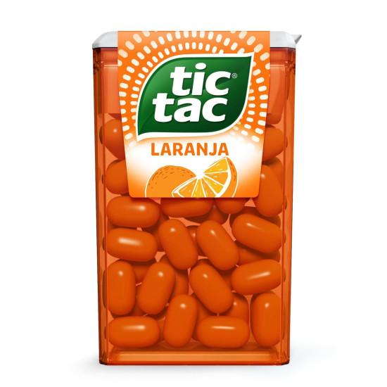 Pastilhas Sabor Laranja Tic Tac 14,5g