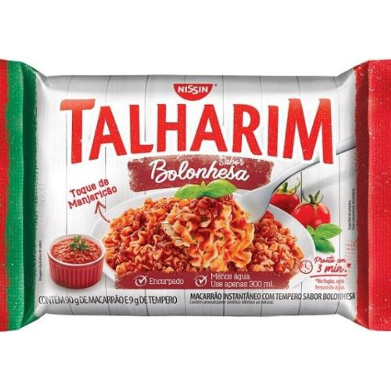 Macarrão Instântaneo Sabor Bolonhesa Nissin Talharim 99g