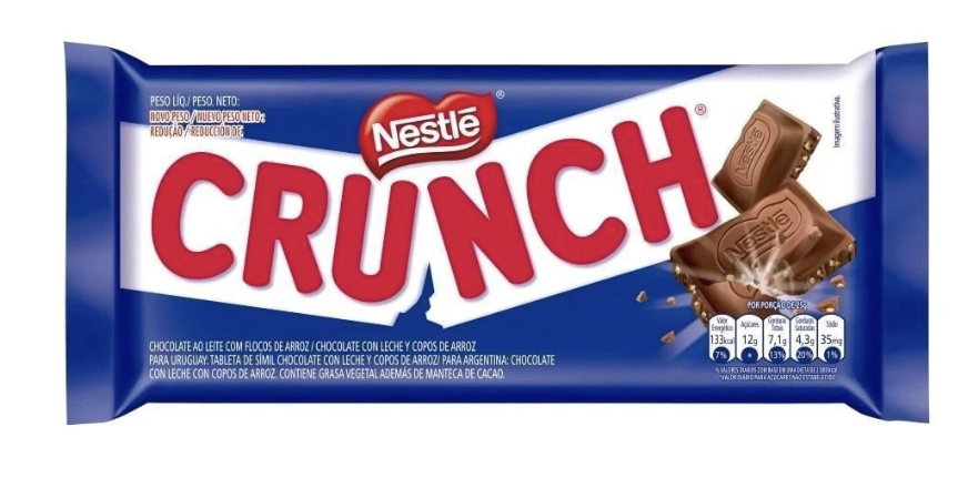 Barra de Chocolate Crocante Crunch Nestlé 80g